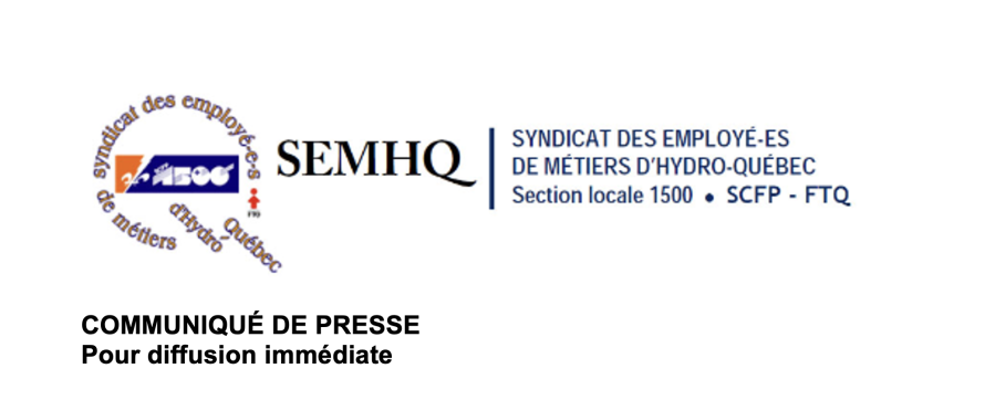 Grève du temps supplémentaire chez le plus gros syndicat d’Hydro-Québec